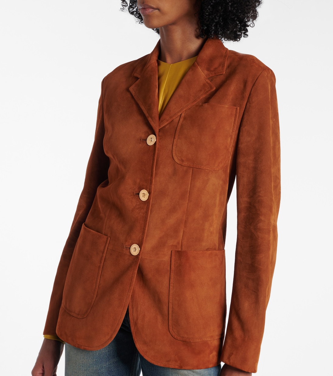 Medusa suede blazer | Versace