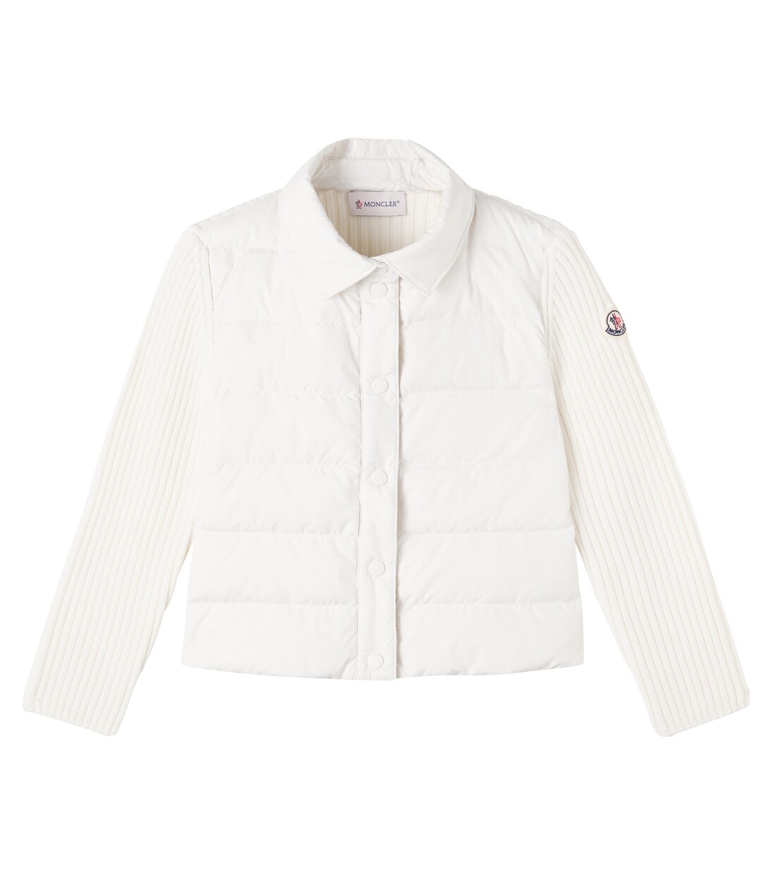 Daunenjacke mit Schurwolle | Moncler Enfant