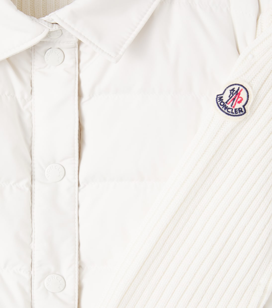 Daunenjacke mit Schurwolle | Moncler Enfant