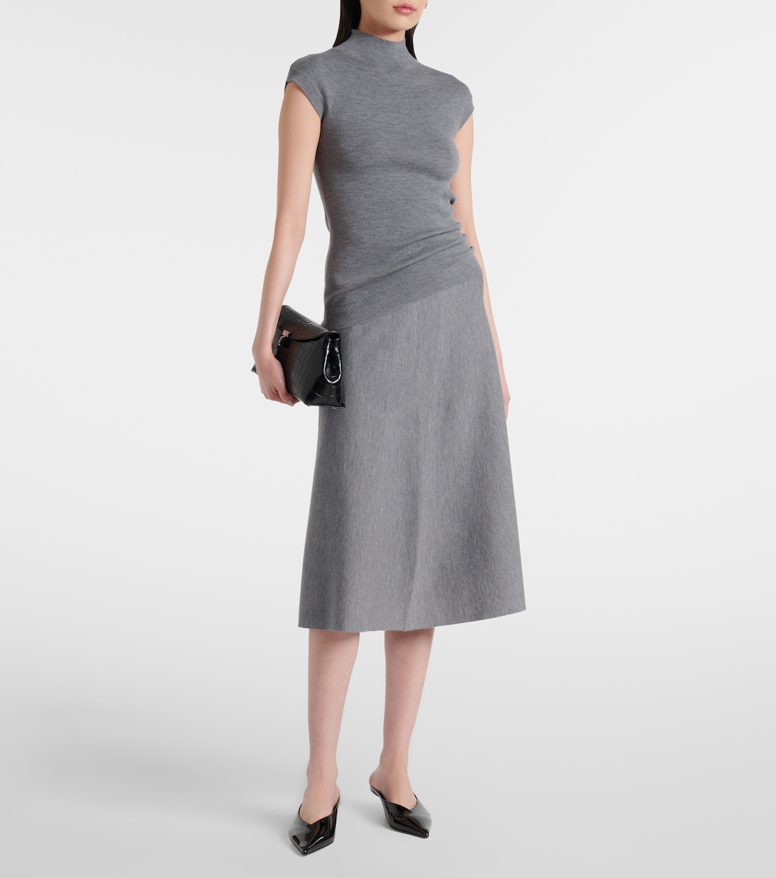 Top de lana con cuello mock | Jardin des Orangers