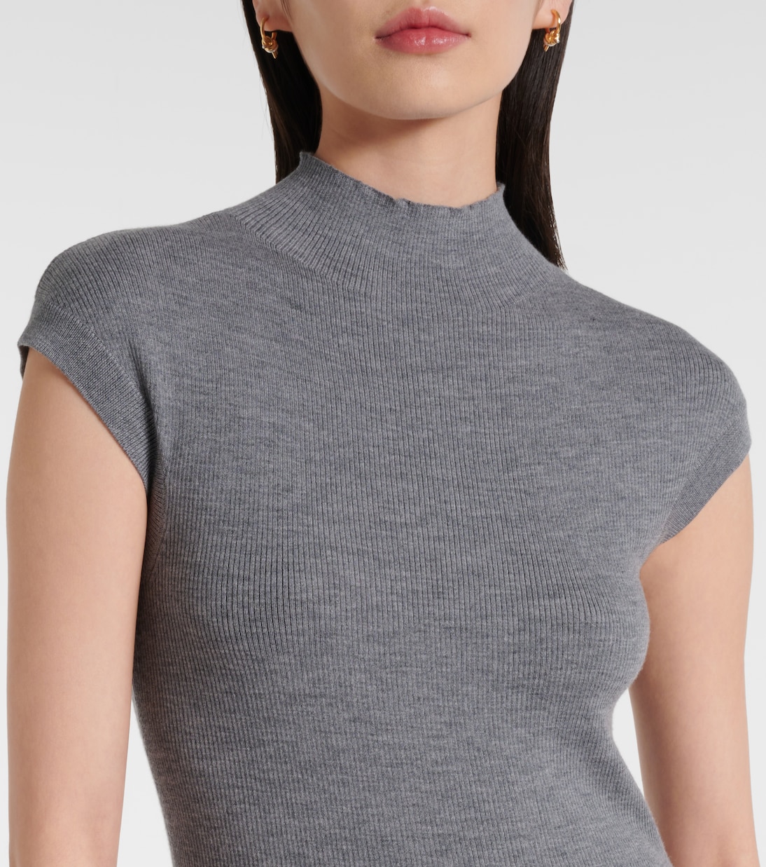 Top de lana con cuello mock | Jardin des Orangers