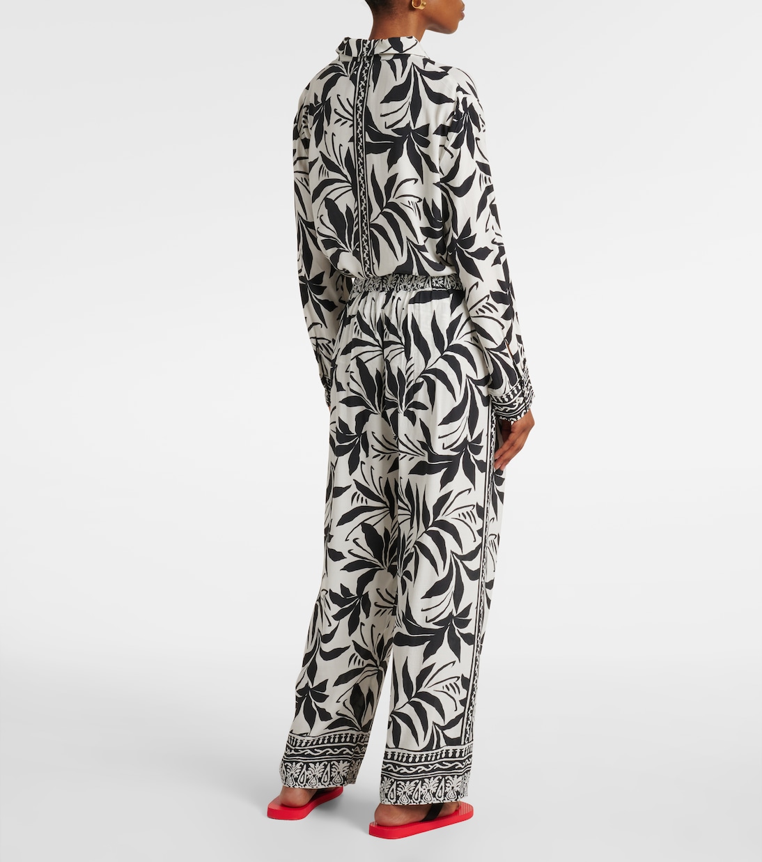 Pantalones palazzo Claudia estampados | Velvet