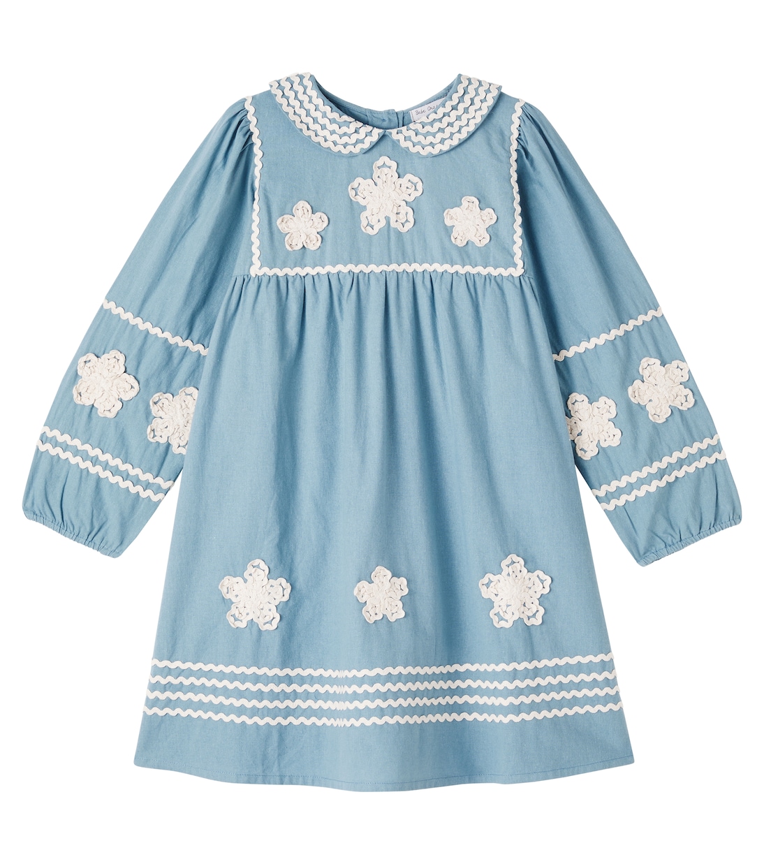 Besticktes Kleid Inga aus Baumwolle | Bebe Organic