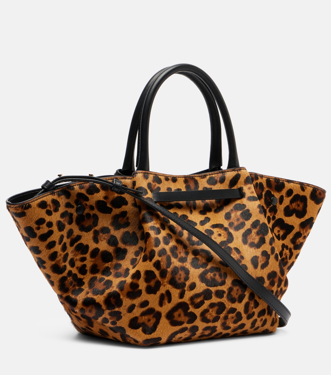 New York Medium leopard-print calf hair tote bag | DeMellier