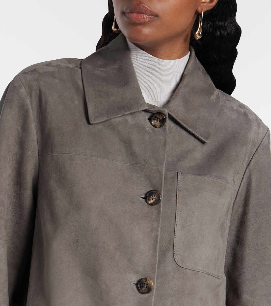 Giacca camicia in suede | 'S Max Mara