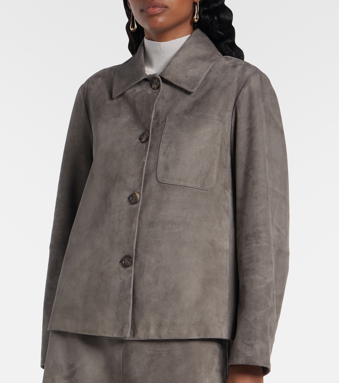 Giacca camicia in suede | 'S Max Mara