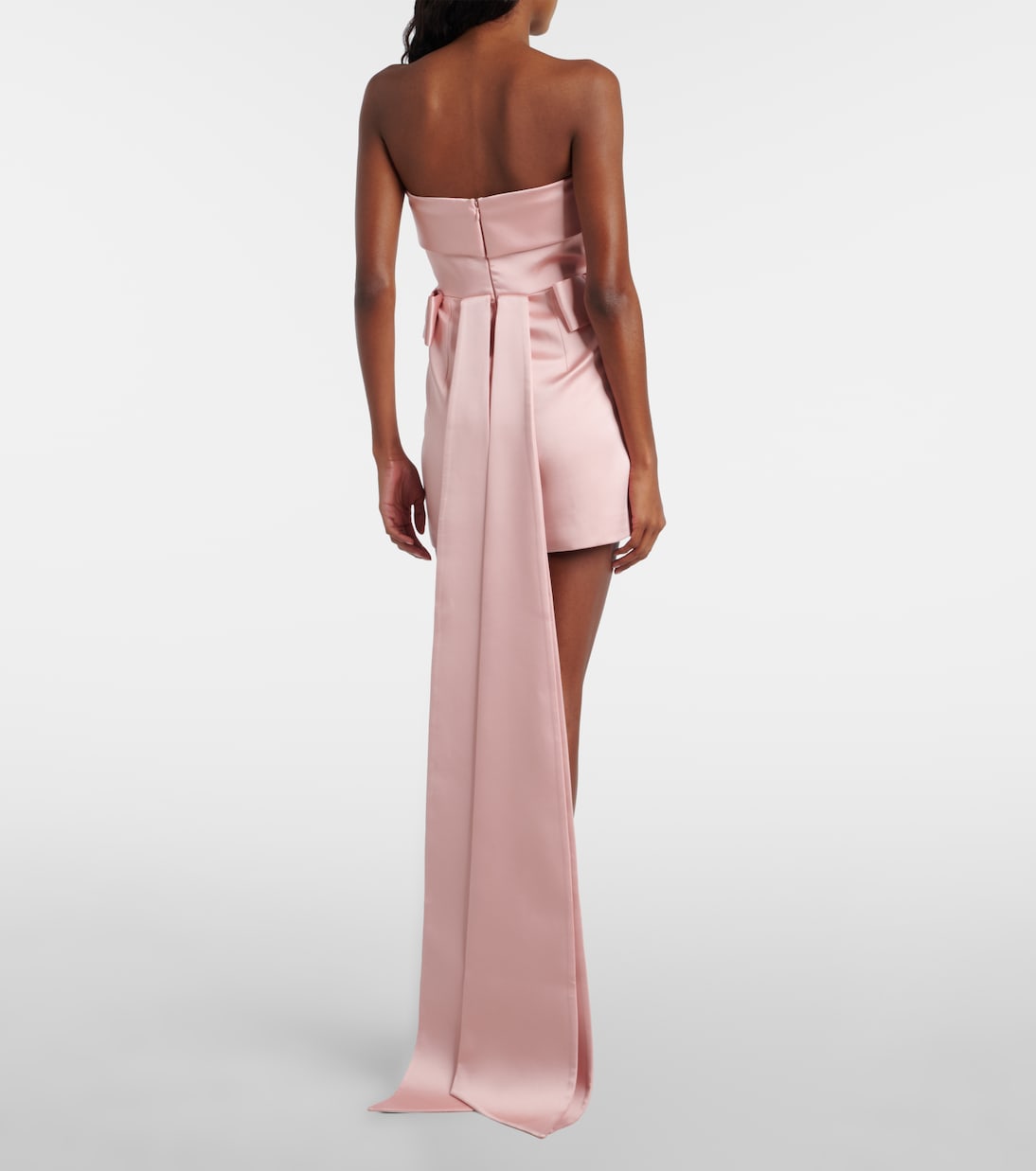 Lalani bow-detail satin minidress | The New Arrivals Ilkyaz Ozel