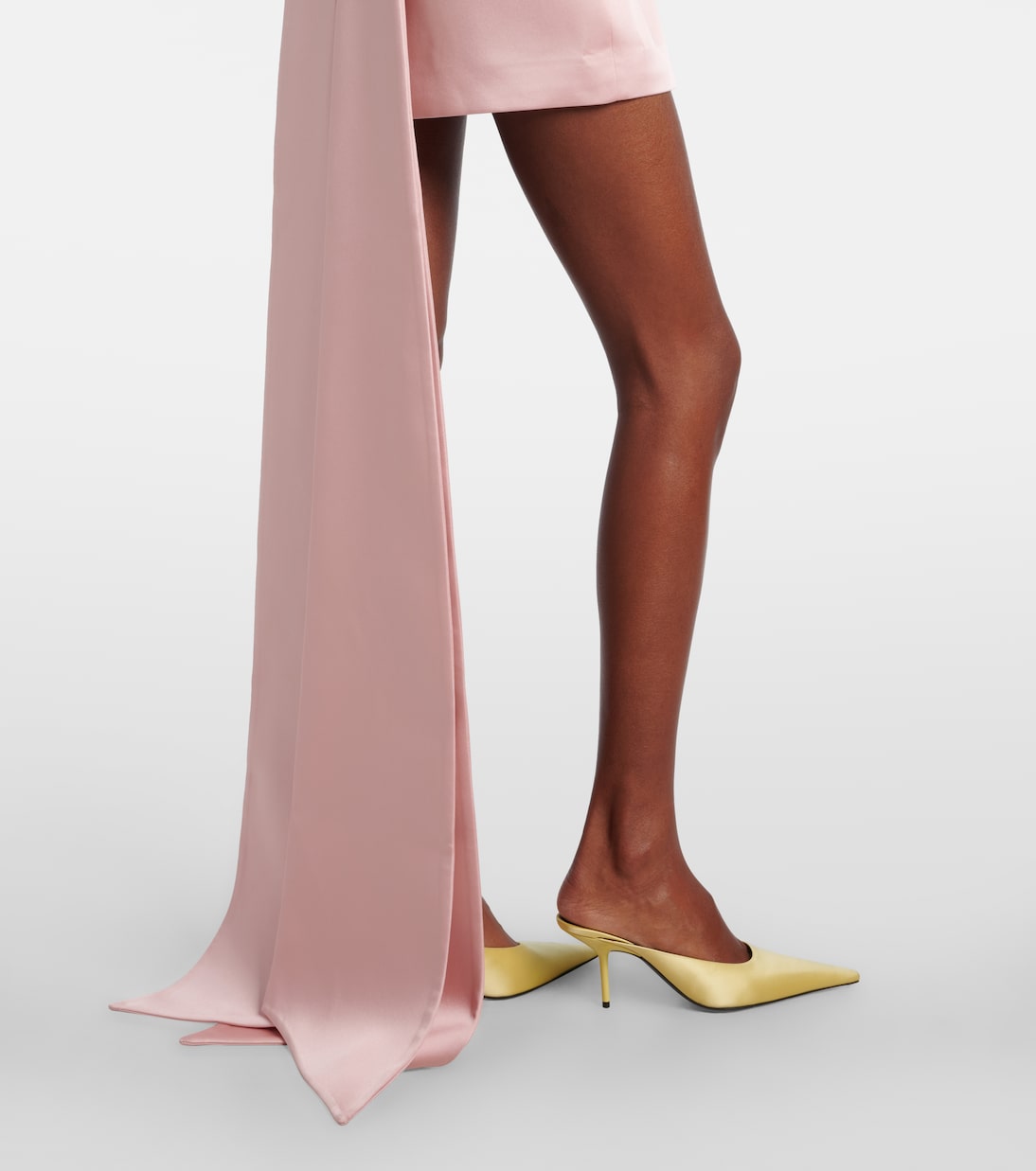 Lalani bow-detail satin minidress | The New Arrivals Ilkyaz Ozel
