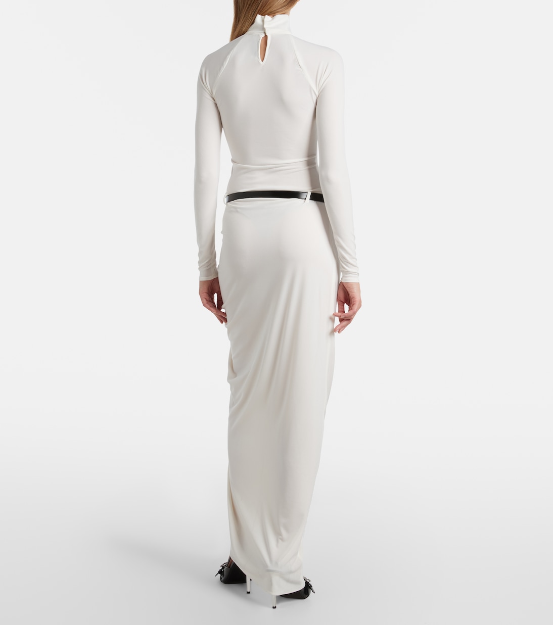 Belted draped gown | Coperni