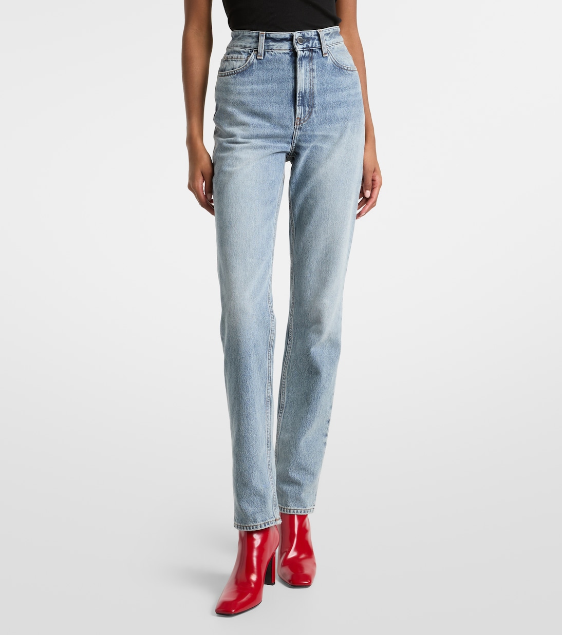 High-rise slim jeans | Toteme