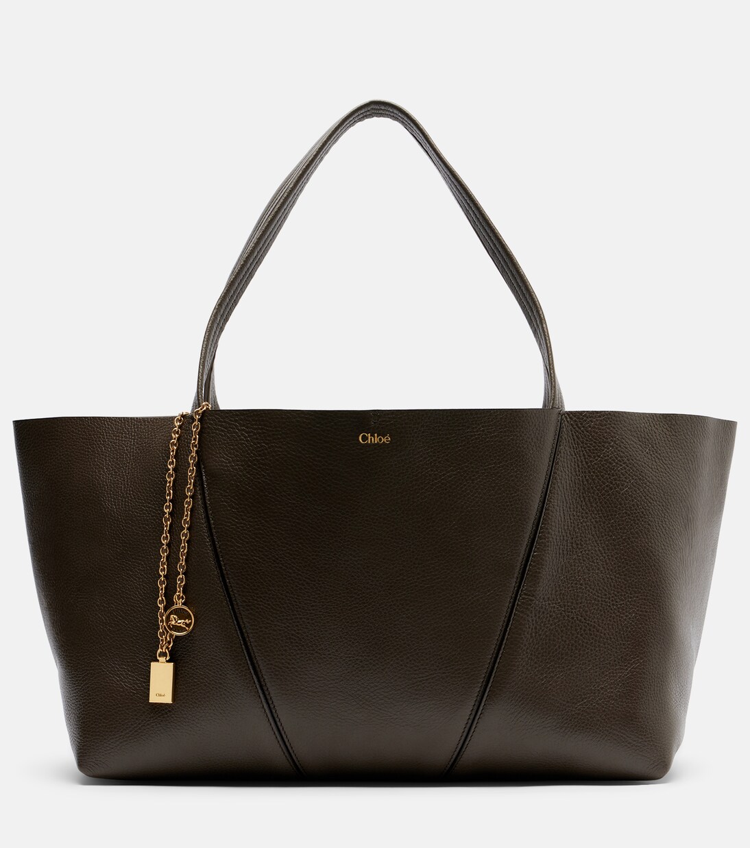 Chloé Spin Medium leather tote bag | Chloé