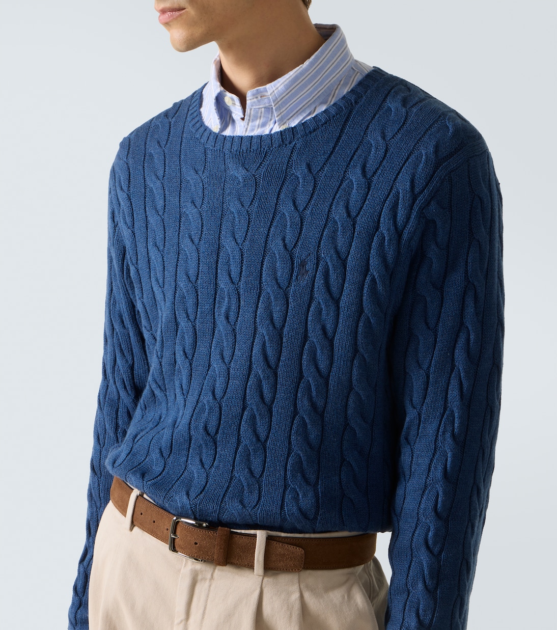 Cable-knit cotton sweater | Polo Ralph Lauren