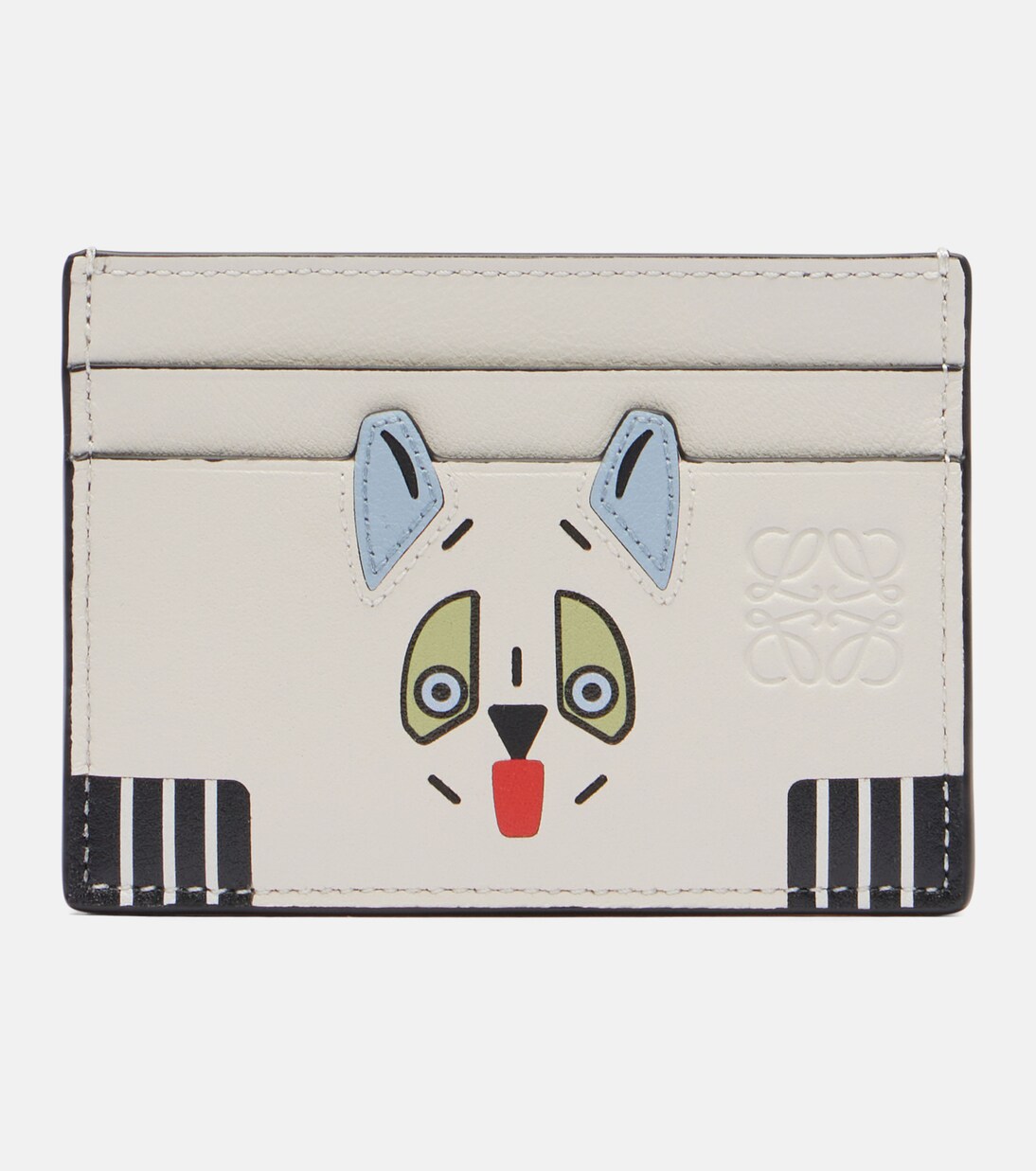 x Louis Wain Cats leather card holder | Loewe