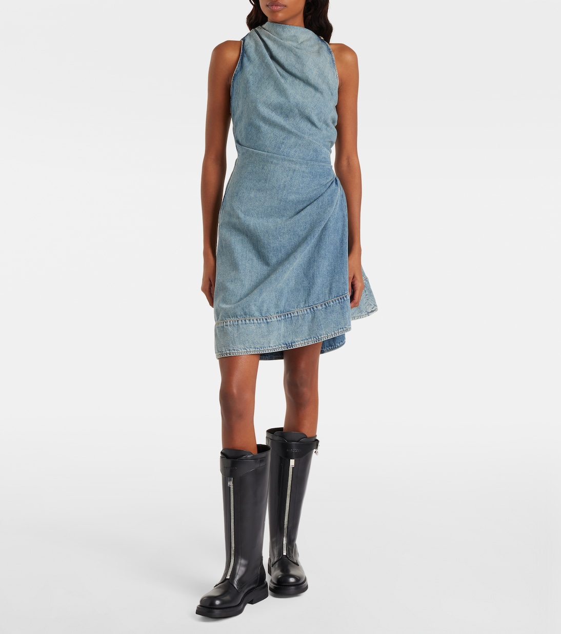 Minikleid aus Denim | McQueen