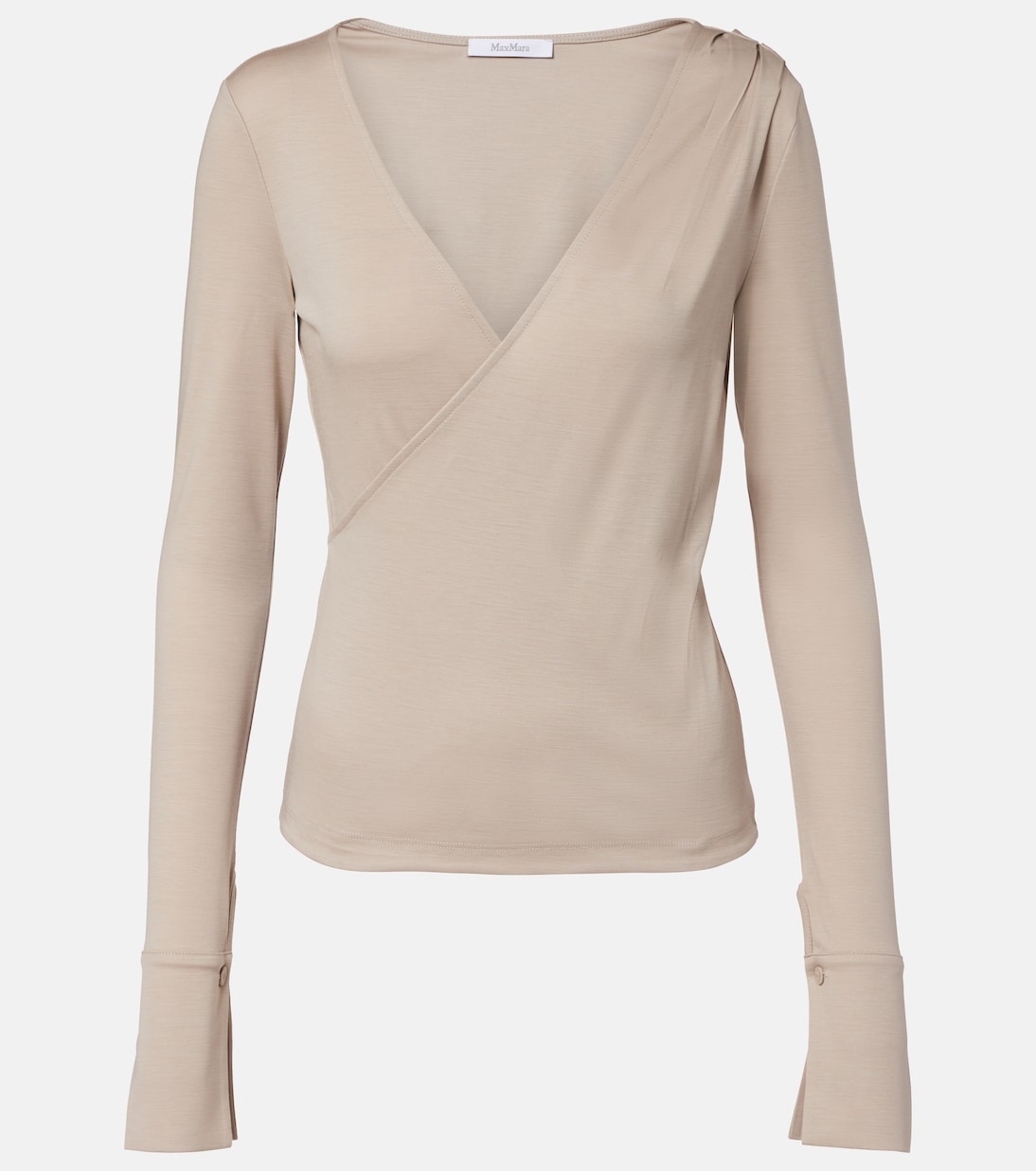 Top envolvente Adagio de lana virgen | Max Mara