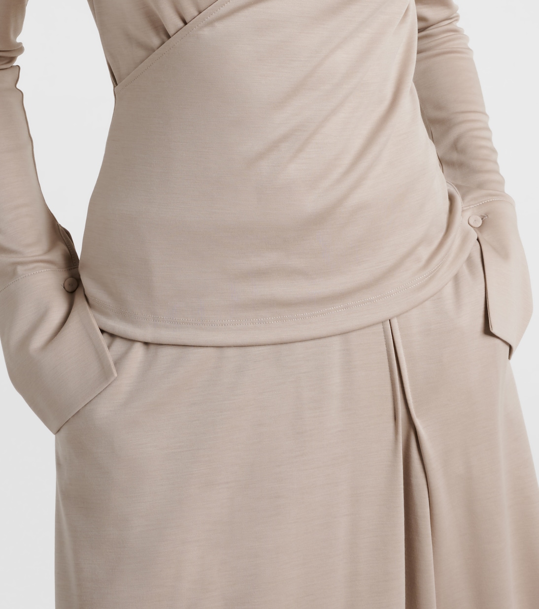 Top envolvente Adagio de lana virgen | Max Mara