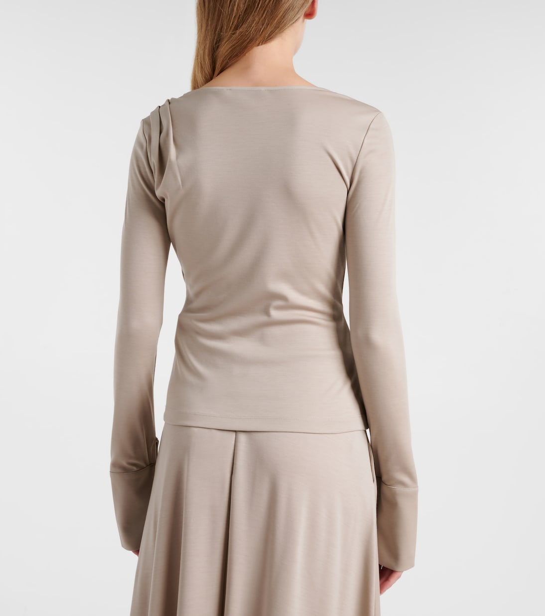 Top envolvente Adagio de lana virgen | Max Mara