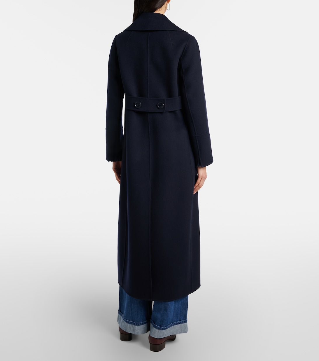 Custodi double-breasted virgin wool coat | 'S Max Mara
