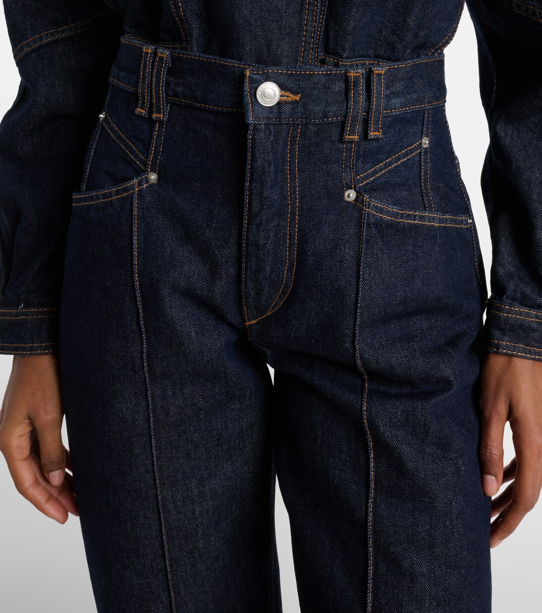 Jeans rectos Drolane de tiro alto | Isabel Marant