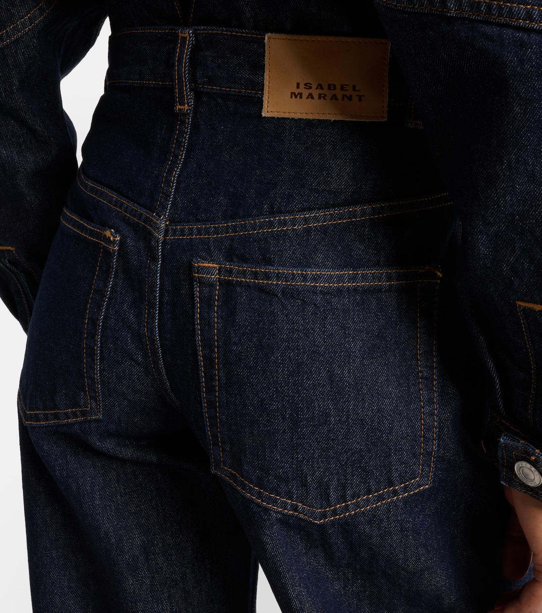 Jeans rectos Drolane de tiro alto | Isabel Marant