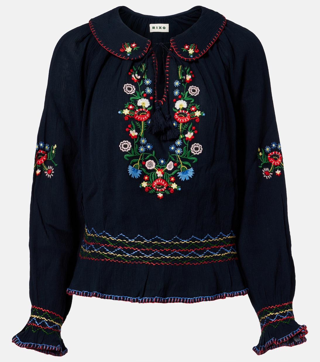 Sofira embroidered cotton top | Rixo