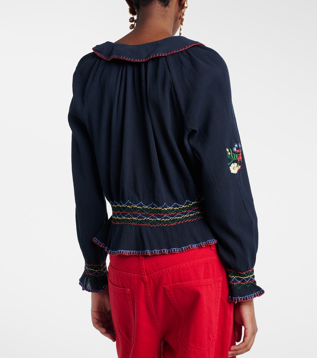 Sofira embroidered cotton top | Rixo