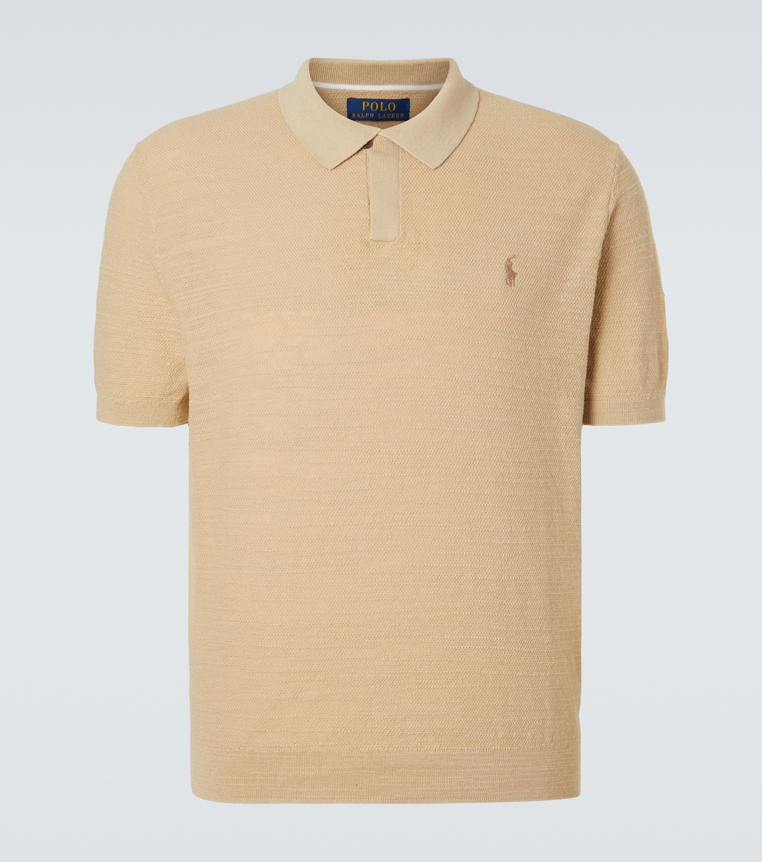 Cotton and linen polo shirt | Polo Ralph Lauren