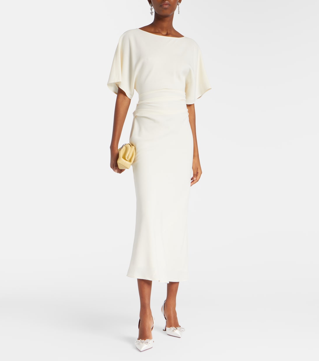 Rosie 95 satin slingback pumps | Amina Muaddi