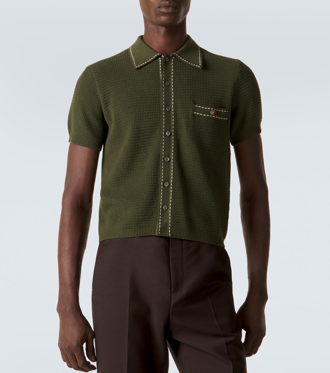 Medusa cotton polo shirt | Versace