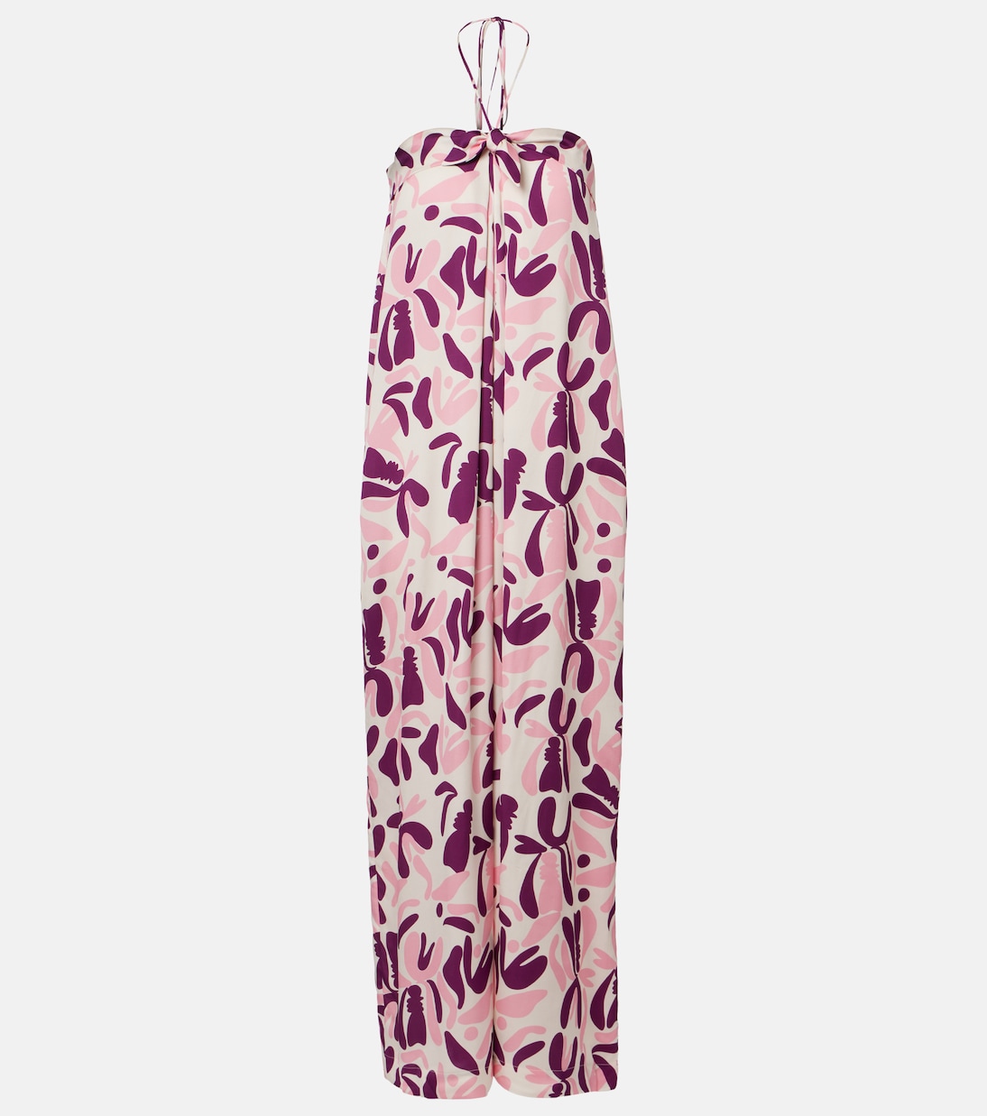 Abito lungo con stampa floreale | Adriana Degreas