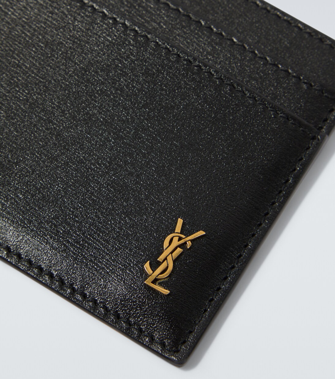Cassandre leather card case | Saint Laurent
