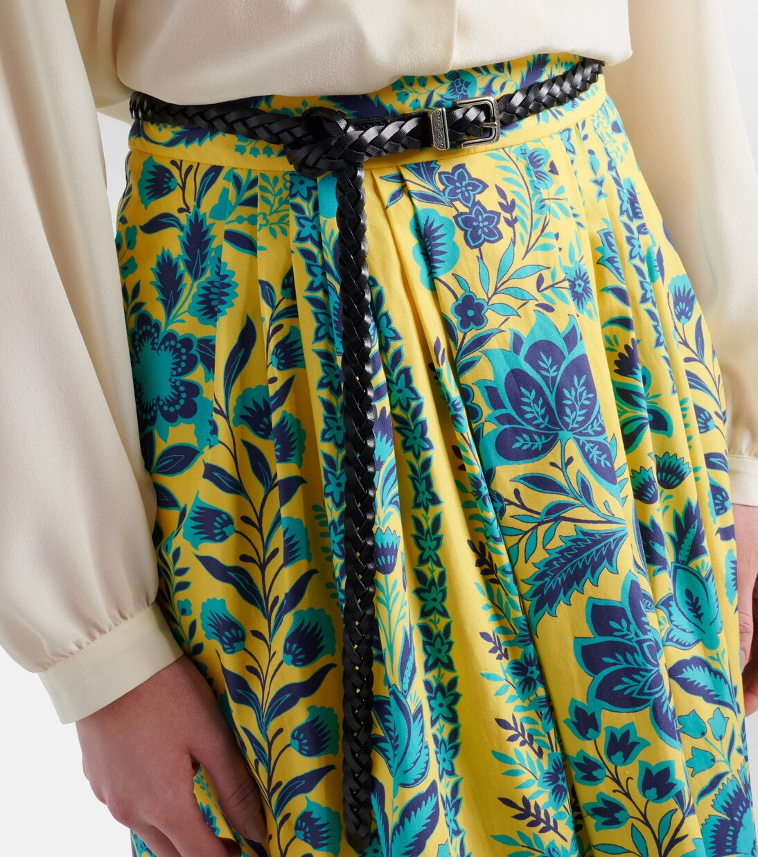 Braided leather belt | Etro