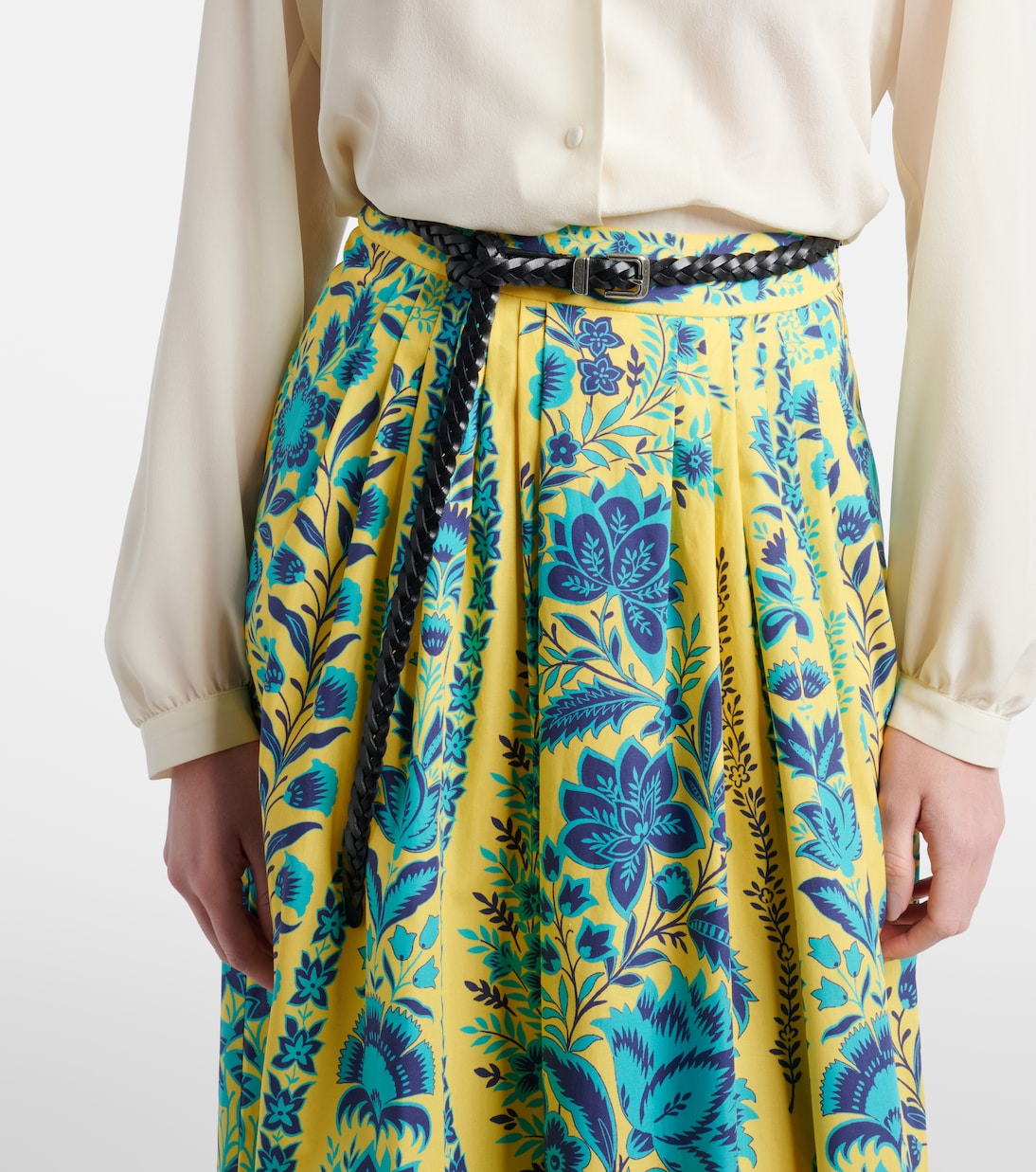 Braided leather belt | Etro