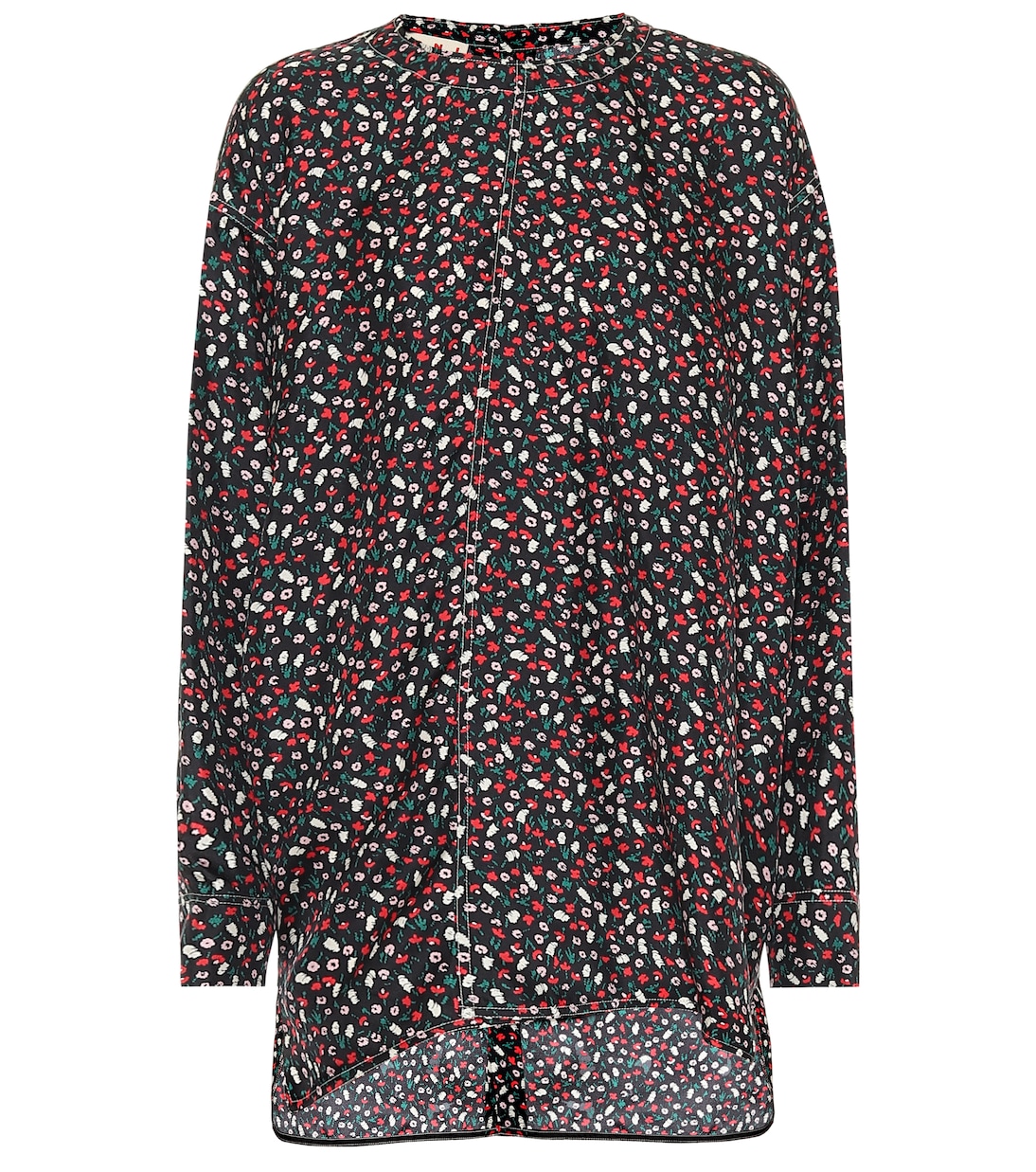 Blusa a stampa in seta | Marni
