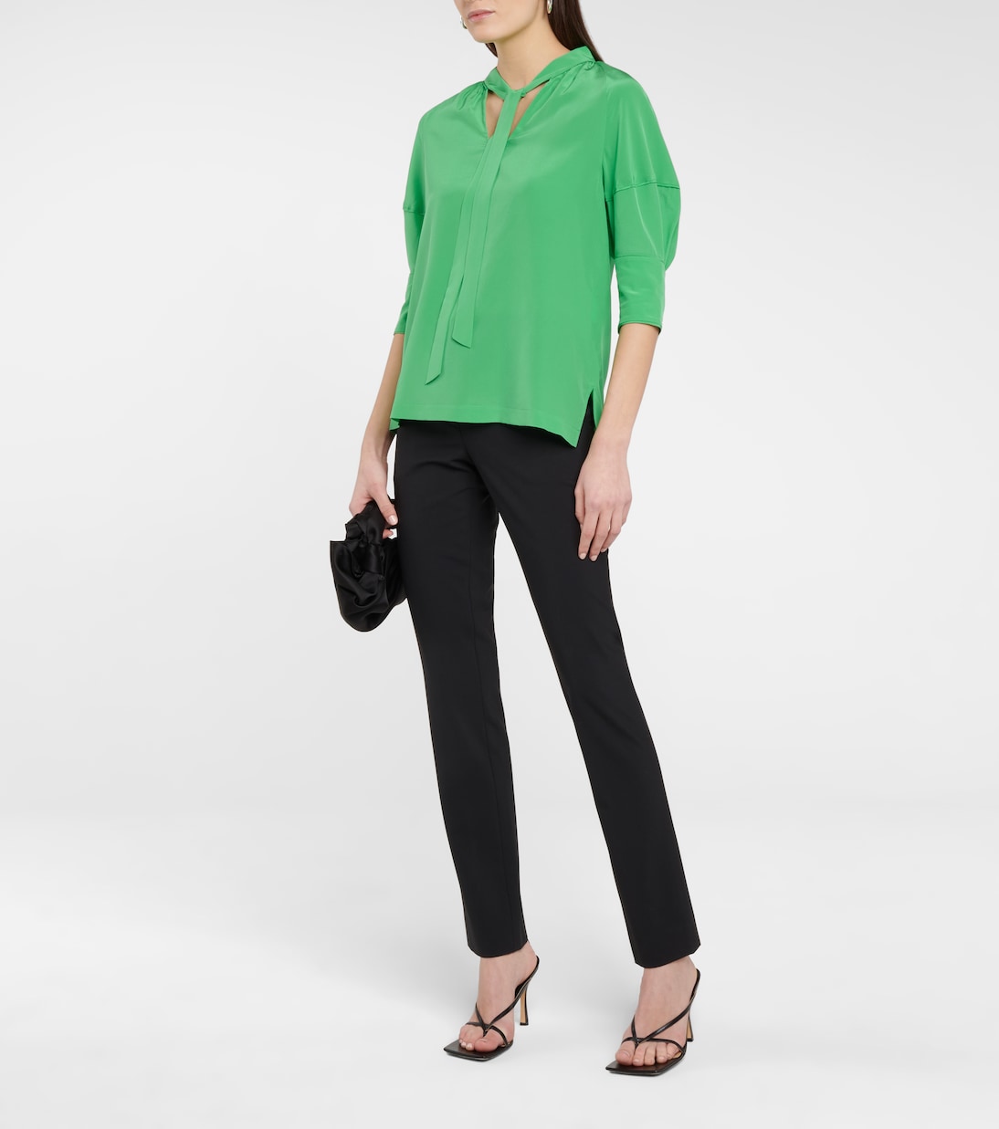 Lynn silk crêpe de chine blouse | Diane von Furstenberg