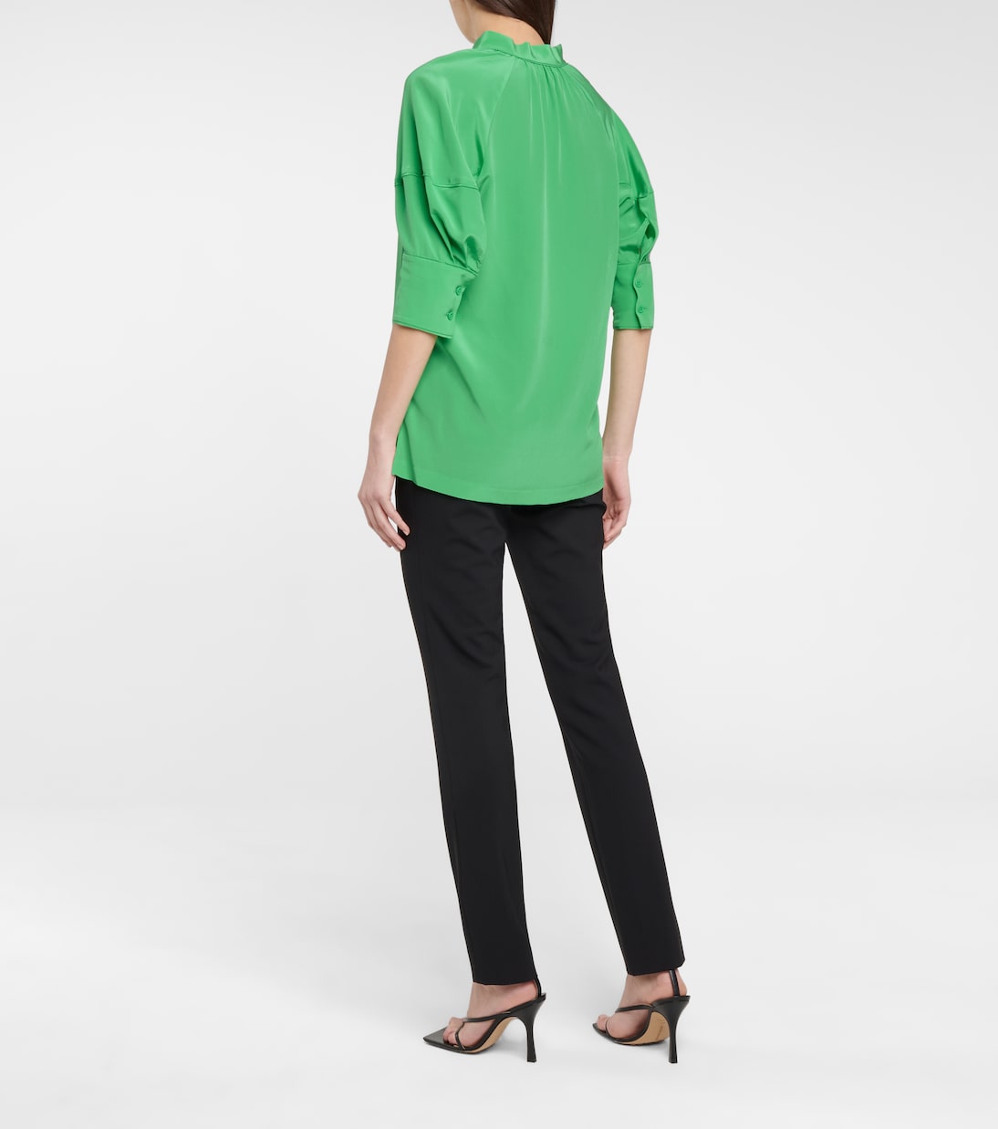 Lynn silk crêpe de chine blouse | Diane von Furstenberg