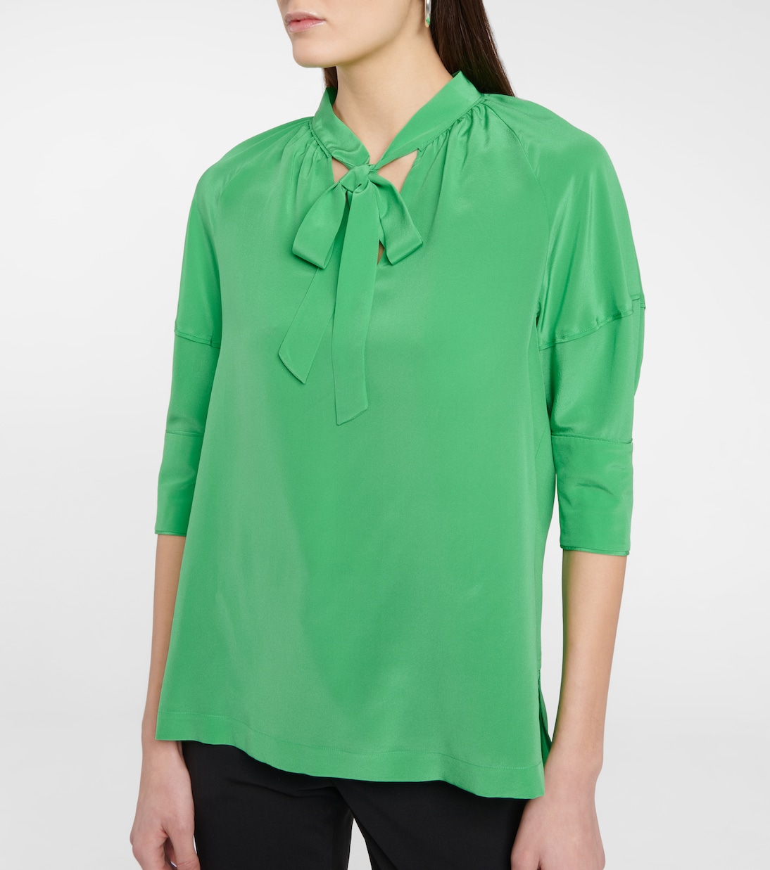 Lynn silk crêpe de chine blouse | Diane von Furstenberg