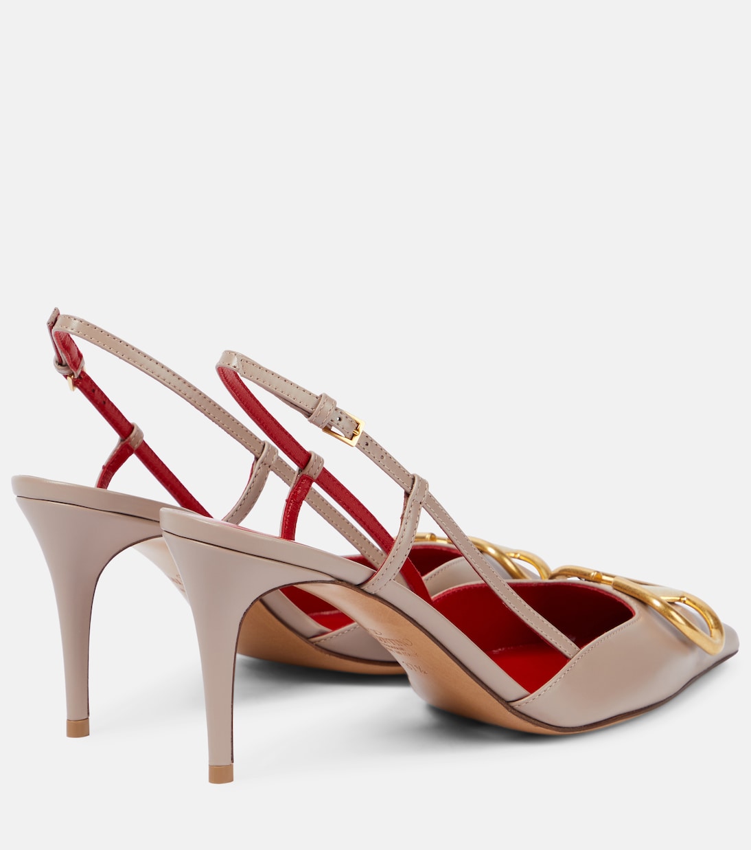 VLogo leather slingback pumps | Valentino Garavani
