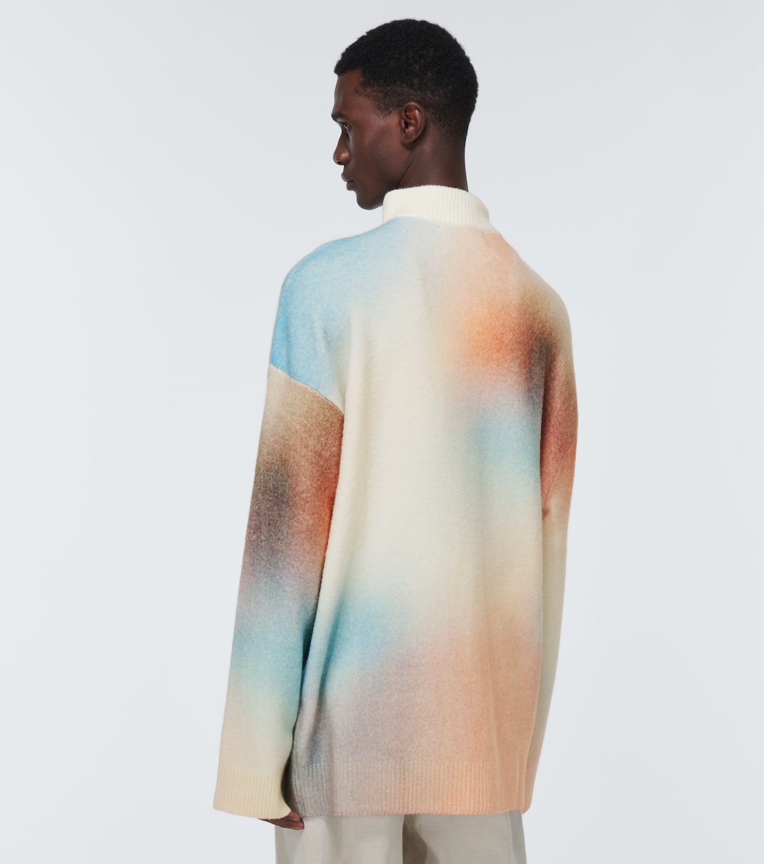 Dusco oversized wool-blend sweater | Nanushka