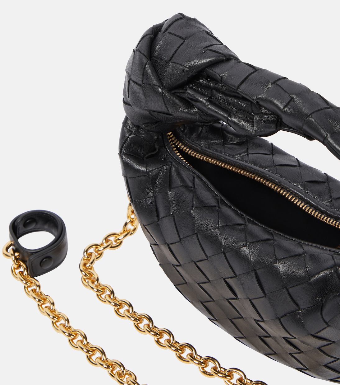 Sac Jodie Chain Mini Intrecciato en cuir | Bottega Veneta