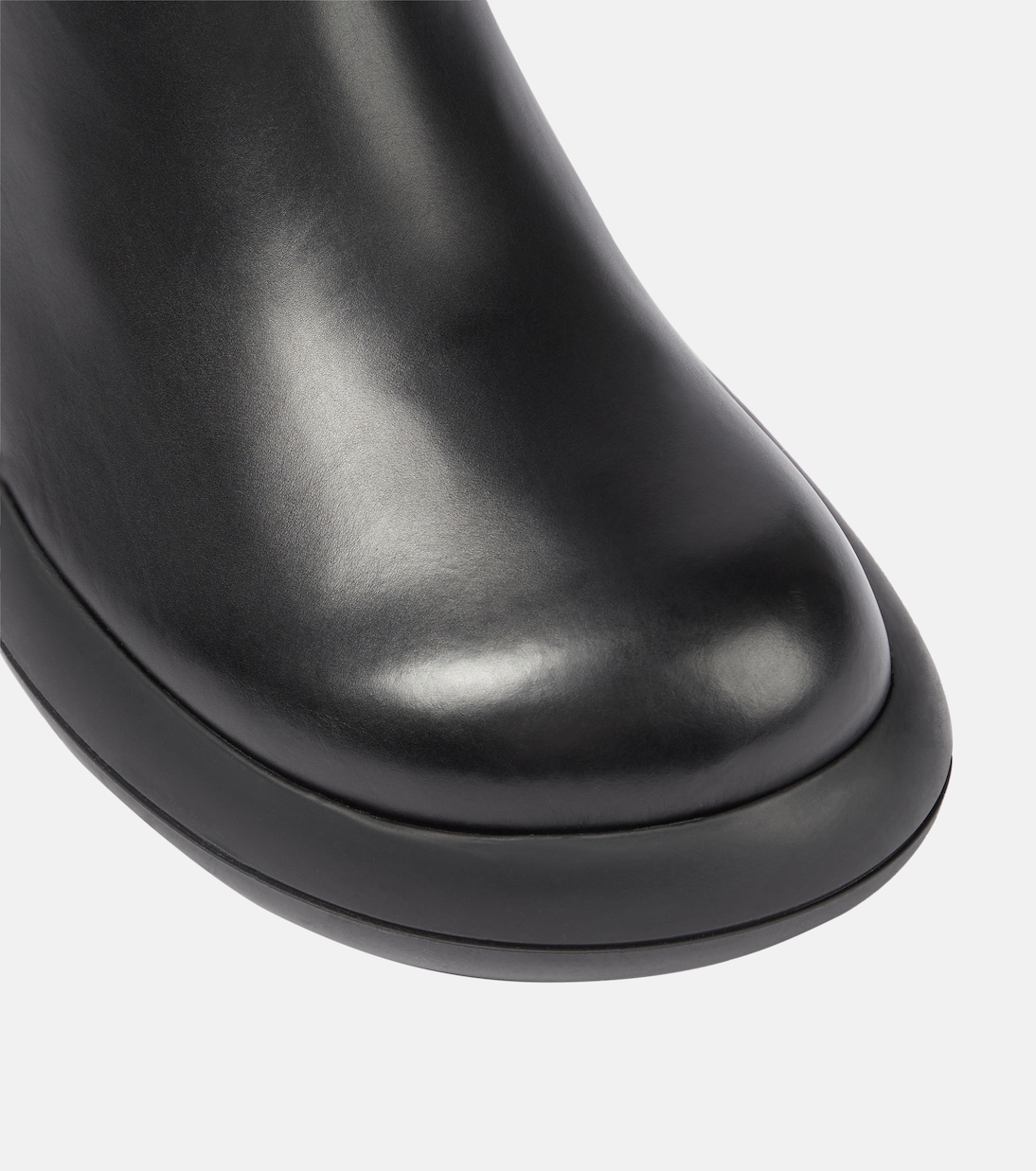 Leather ankle boots | Jil Sander