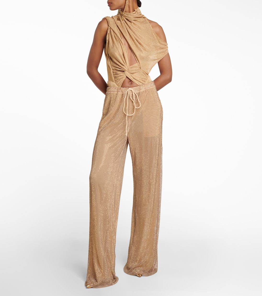 Pantalon ample à ornements | LaQuan Smith