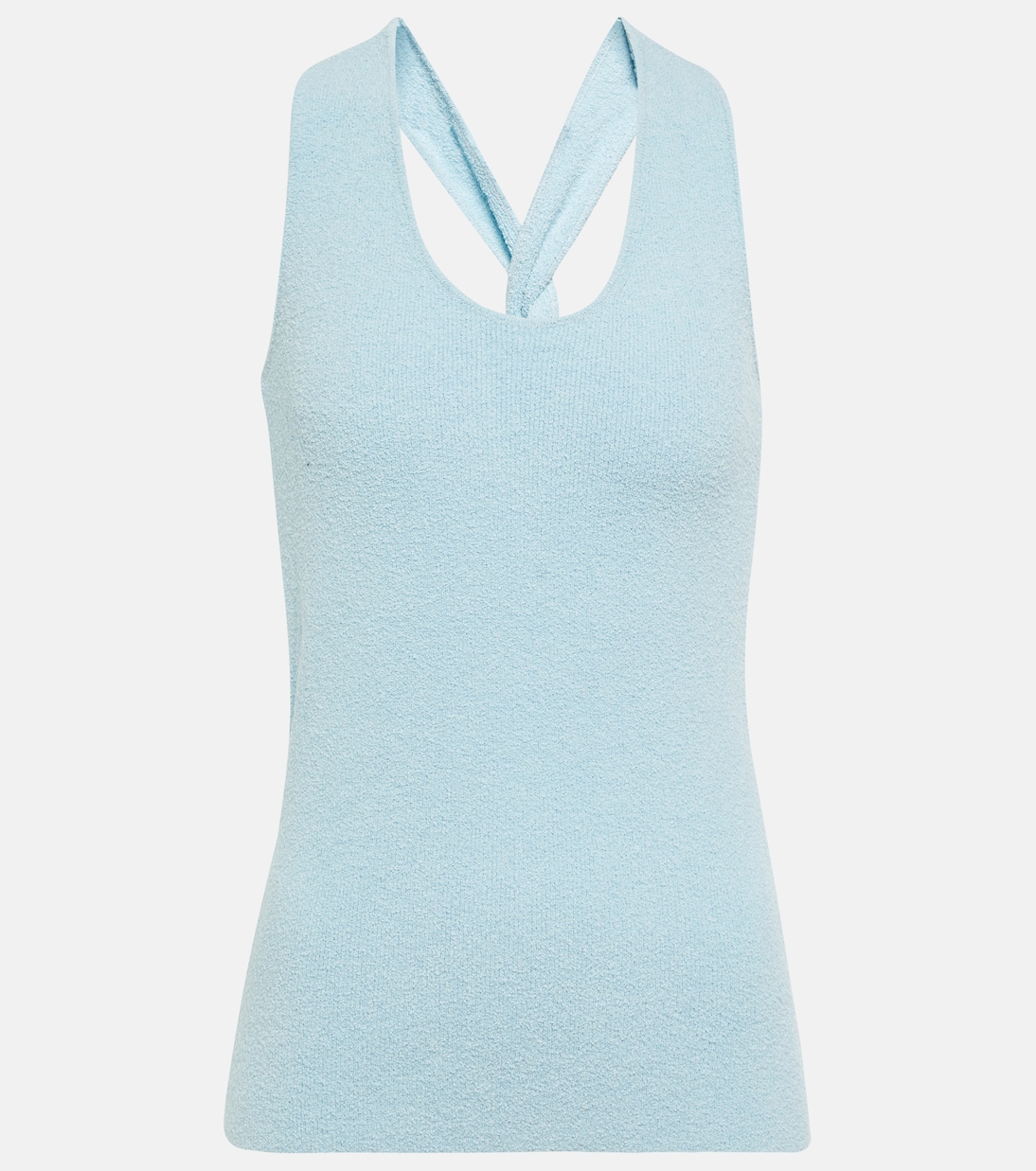 Tank top in misto cotone a coste | Nanushka