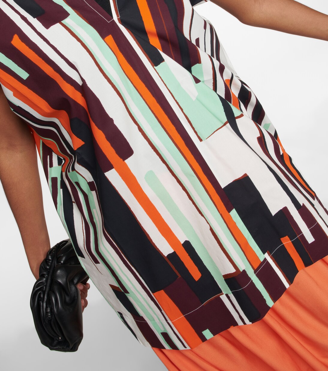 Printed cotton poplin top | Plan C