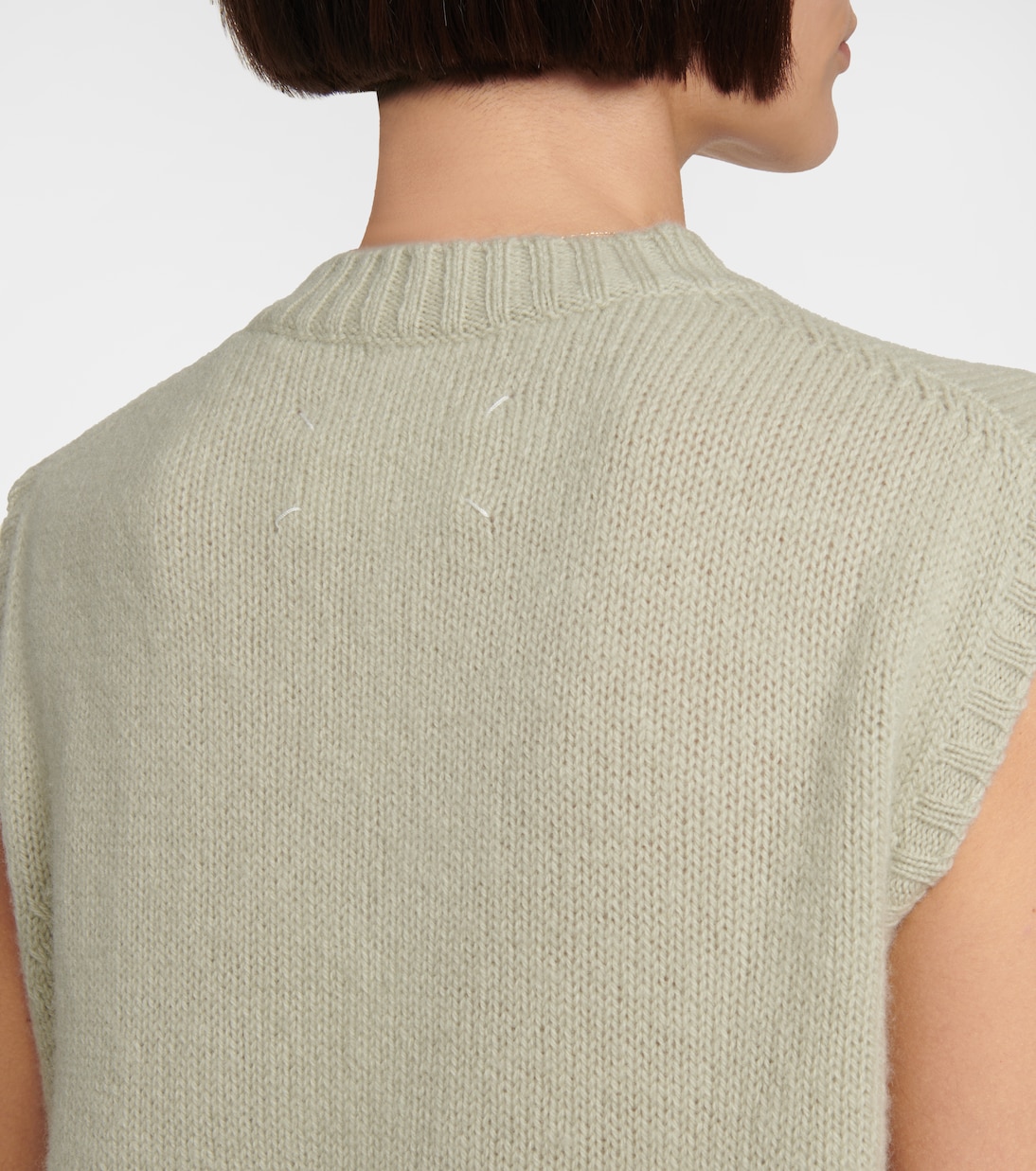 Virgin wool sleeveless minidress | Maison Margiela