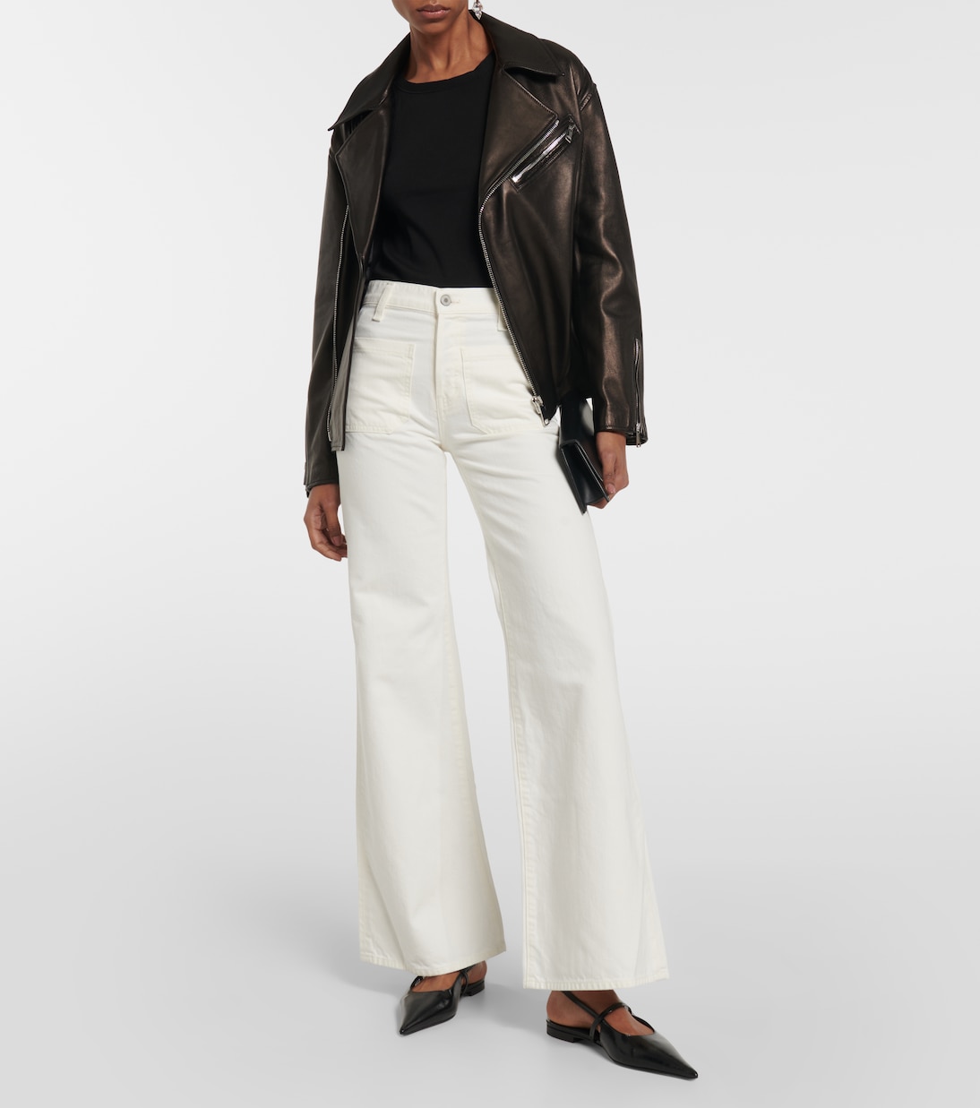 Jeans flared Florence de tiro alto | Nili Lotan