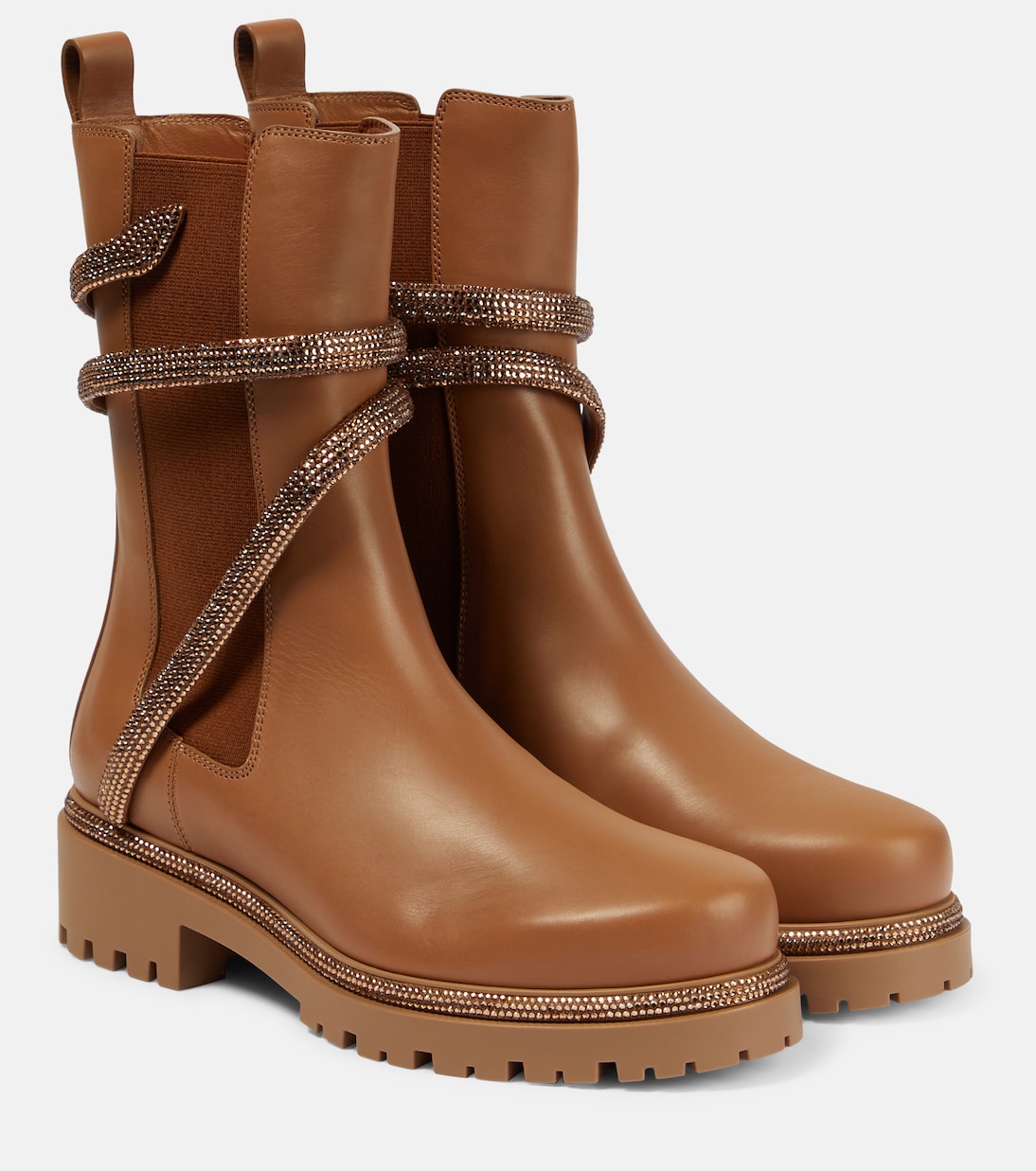 Ankle Boots aus Leder | Rene Caovilla