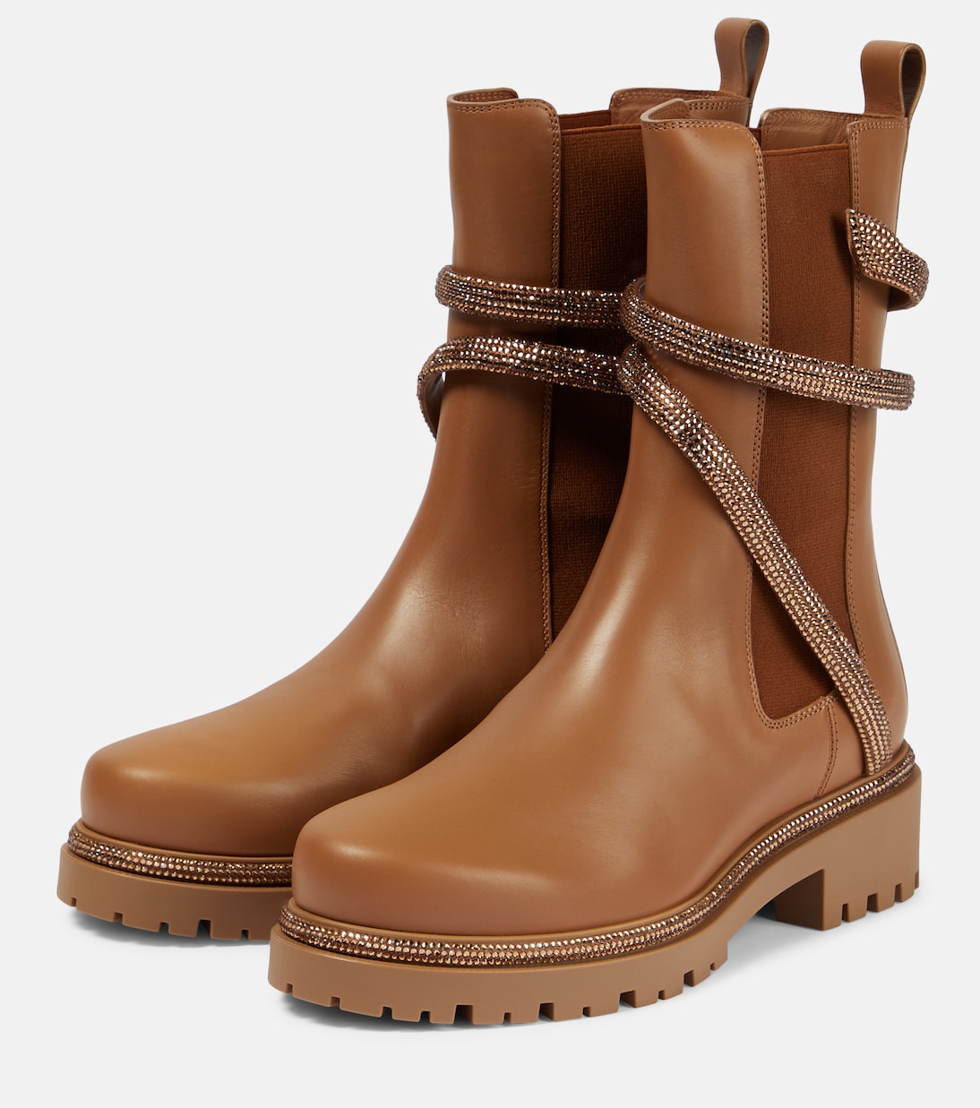 Ankle Boots aus Leder | Rene Caovilla