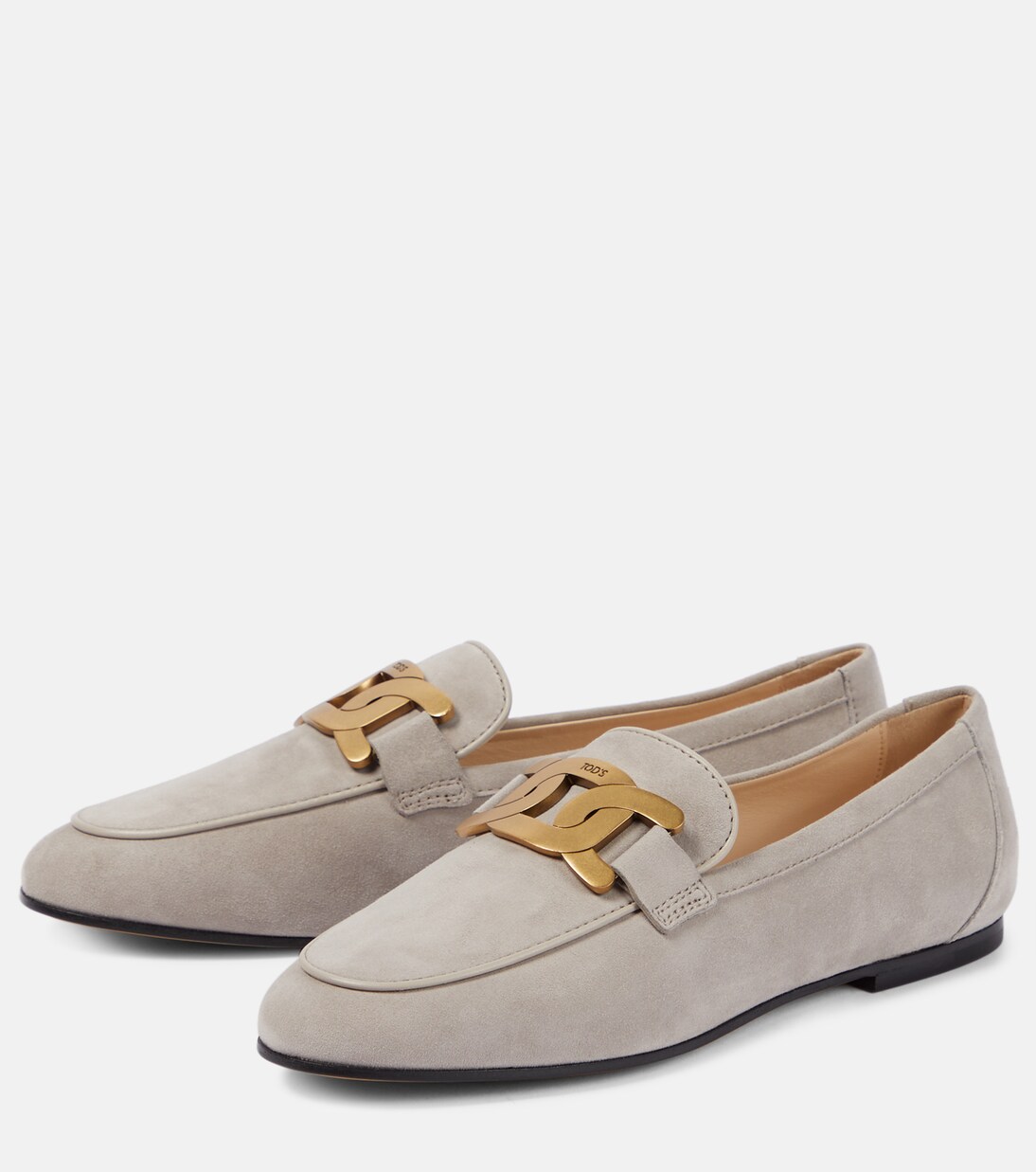 Kate suede loafers in grey - Tods | Mytheresa