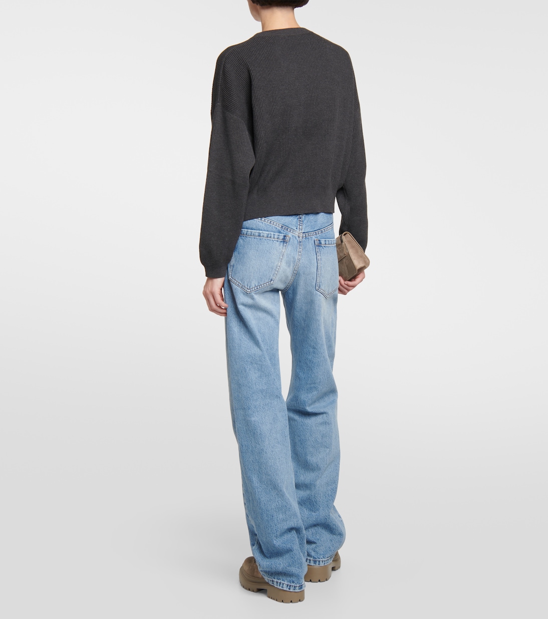 Embellished cotton sweater | Brunello Cucinelli